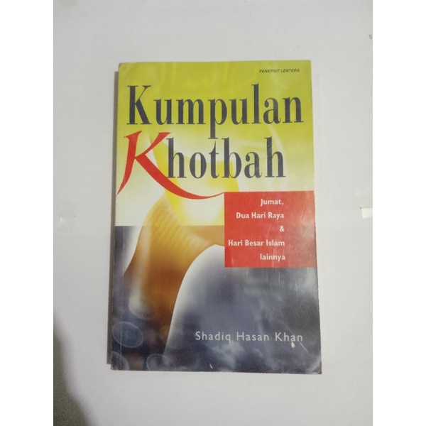 Jual Kumpulan Khotbah Jumat Dua Hari Raya Hari Besar Islam Lainnya