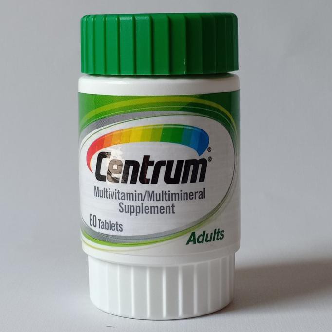 Jual Centrum Multivitamin / Multimineral Adults 60 Tablets | Shopee ...