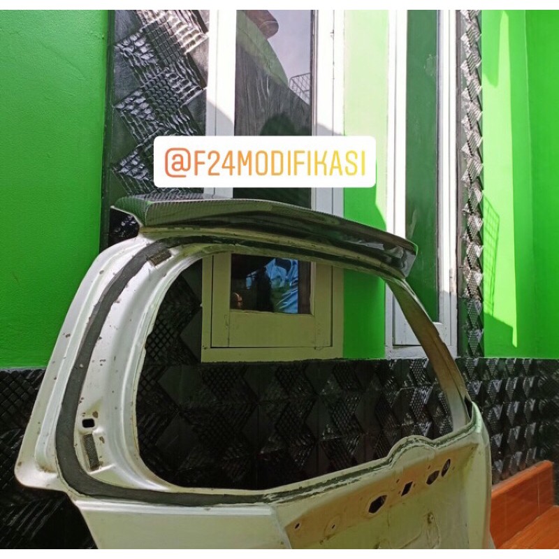 Jual spoiler jazz ge8 modulo carbon kevlar | Shopee Indonesia