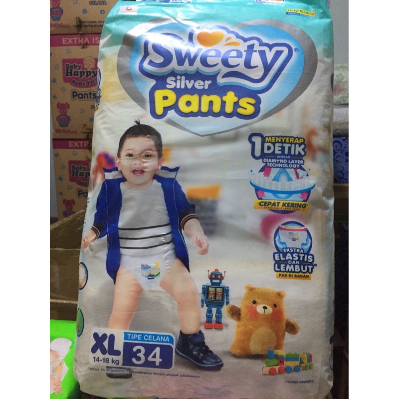 Jual Sweety Silver Pants L54, XL34,XL44 Shopee Indonesia