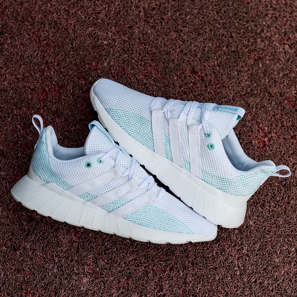 Jual ADIDAS QUESTAR FLOW TURQOISE X PARLEY WHITE BLUE SPIRIT Shopee Indonesia
