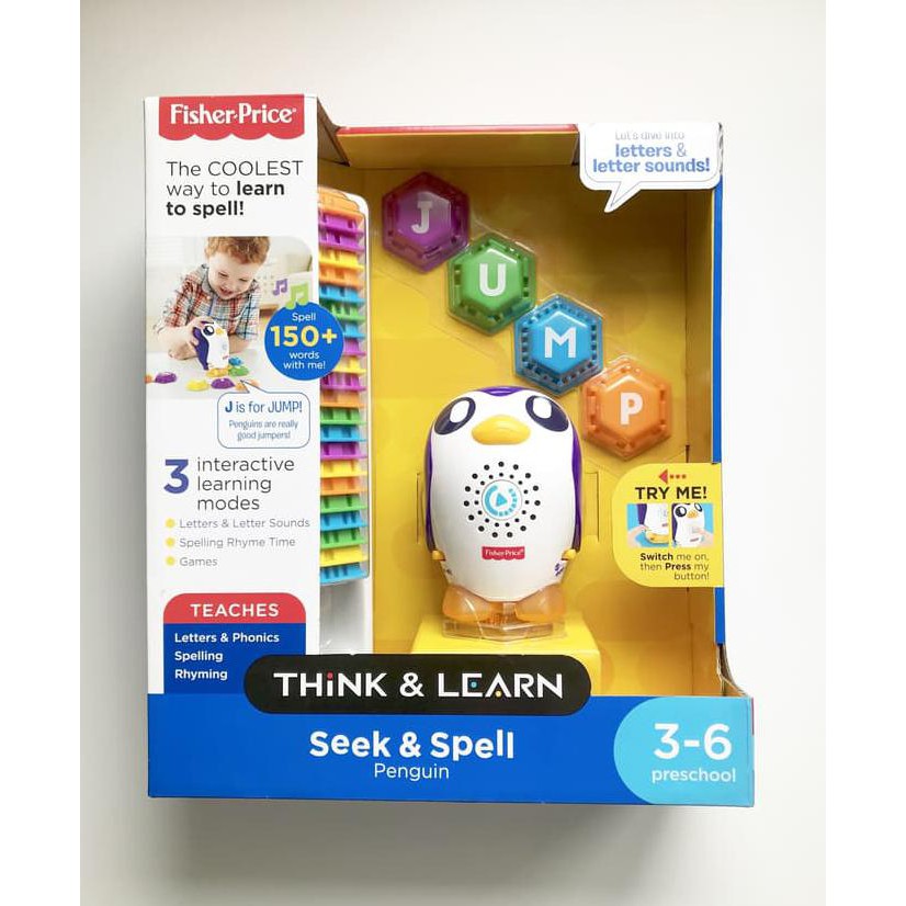 Jual Fisher Price Think n Learn Seek and Spell Penguin (ORIGINAL