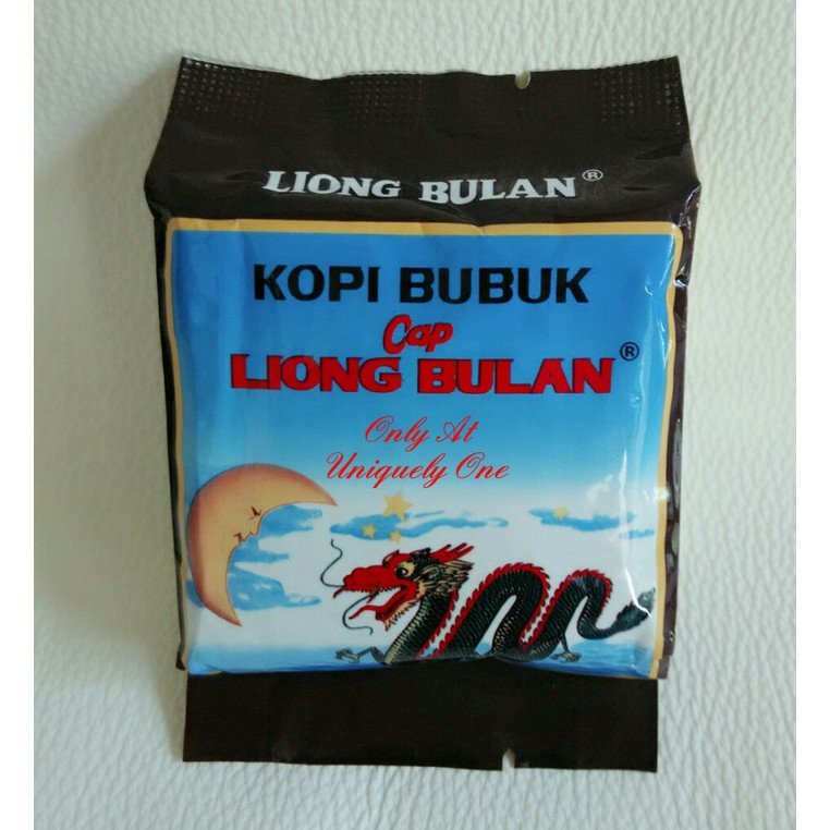 Jual Kopi Bubuk Hitam Cap Liong Bulan Kemasan 80 Gram Kopi Asli