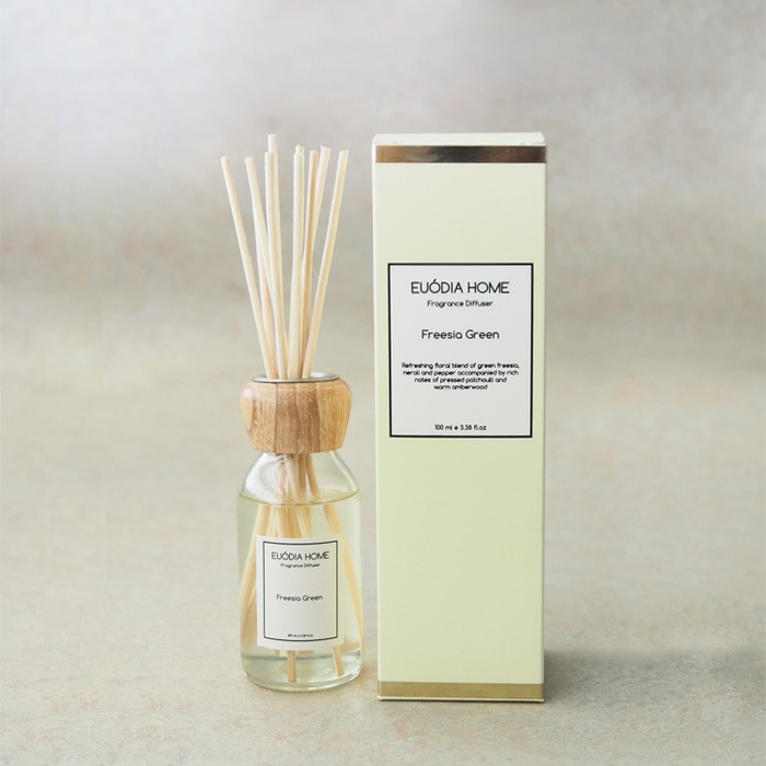 Jual Euodia Home Freesia Green Fragrance Diffuser 100 Ml Shopee Indonesia