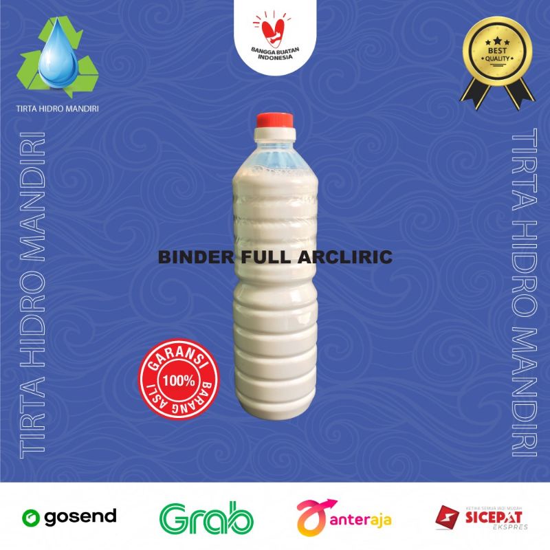 Jual BINDER FULL ACRYLIC 1KG-PENGIKAT PIGMENT- BINDER PIGMENT | Shopee ...