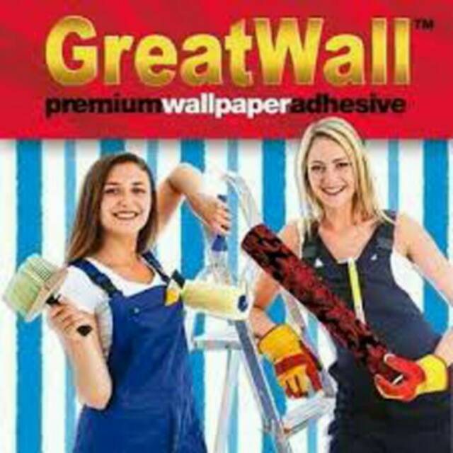 Jual Lem wallpaper dinding Greatwall Great wall murah / Wallpaper Adhesive Shopee Indonesia