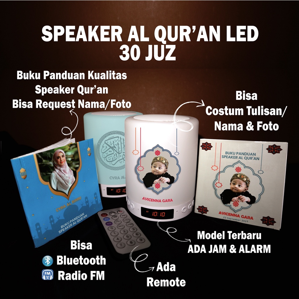 Jual Speaker Al Quran Murottal Lampu Terlengkap Termurah Juz Gb