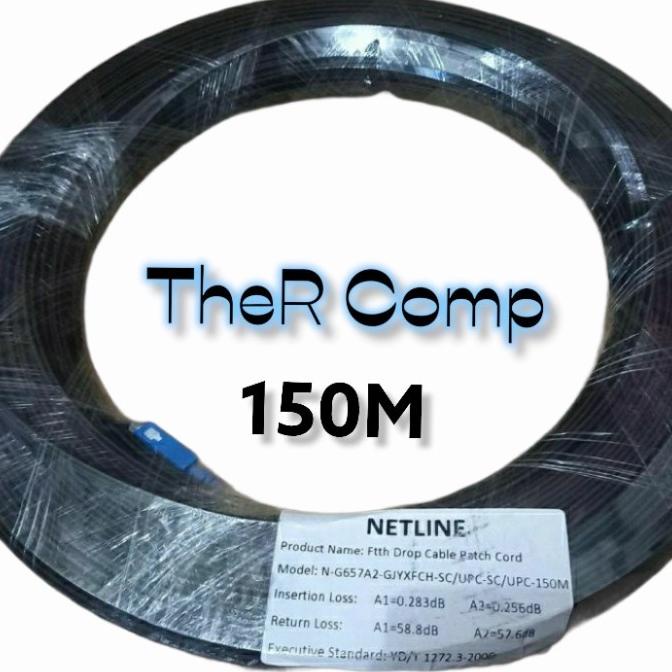 Jual Kabel Fiber Optik 150 Meter Ftth Drop Cable Patch Cord Sc-Sc ...