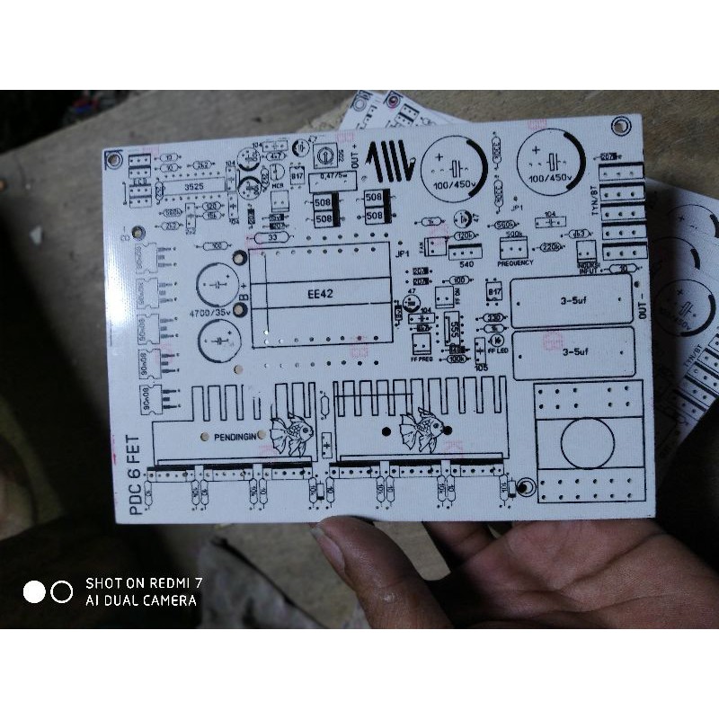 Jual pcb 6 mosfet fiber bisa fet besar dan kecil | Shopee Indonesia