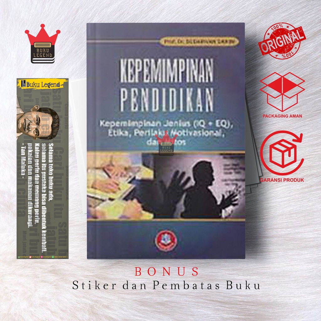 Jual Buku Kepemimpinan Pendidikan : Kepemimpinan Jenius - Sudarwan ...