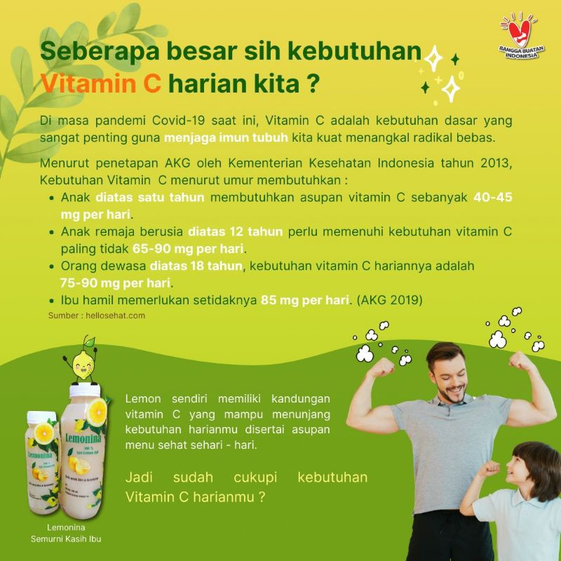 Jual Lemonina - Lemonade Menjadi Mudah & Mencukupi Kebutuhan Vit C mu ...