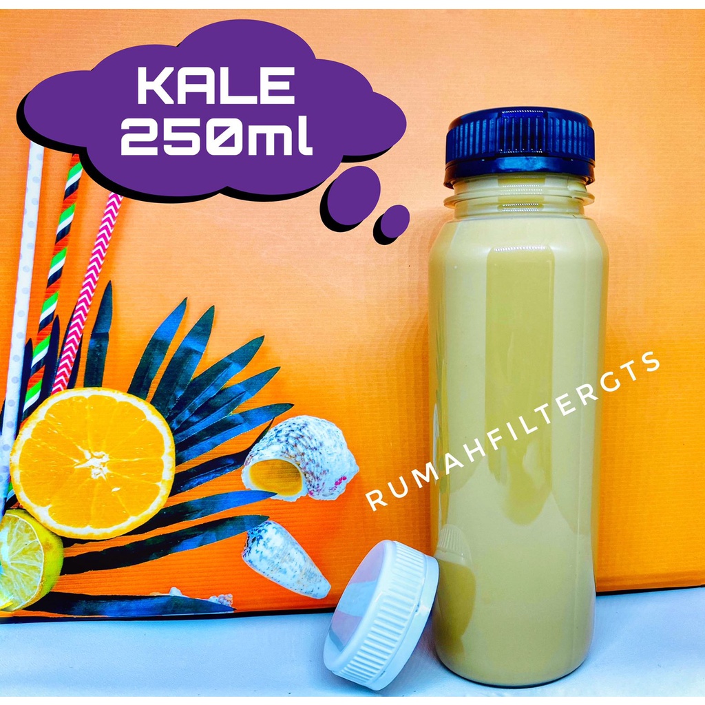 Jual BOTOL KALE 250 ML / BOTOL COKELAT 250 ML ( tebal 25 gr ) + TUTUP ...