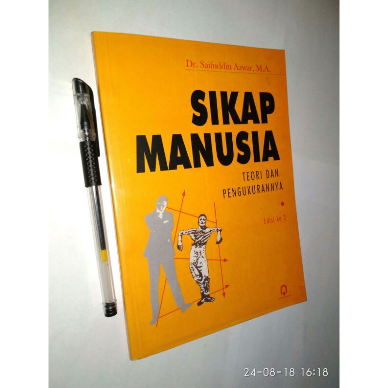 Jual ORIGINAL - Sikap Manusia Teori dan Pengukurannya - Saifuddin Azwar ...