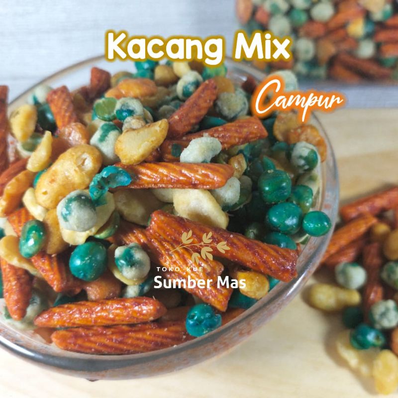 Jual Kacang Mix Kacang Campur 250gr Mix Kacang Jaipong Mix Snack