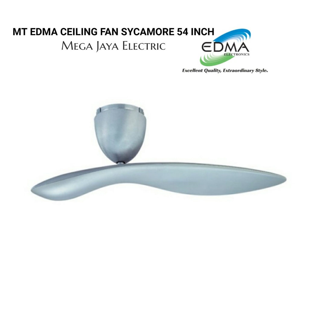 Jual MT EDMA CEILING FAN SYCAMORE 54 INCH REMOTE CONTROL DC MOTOR ...