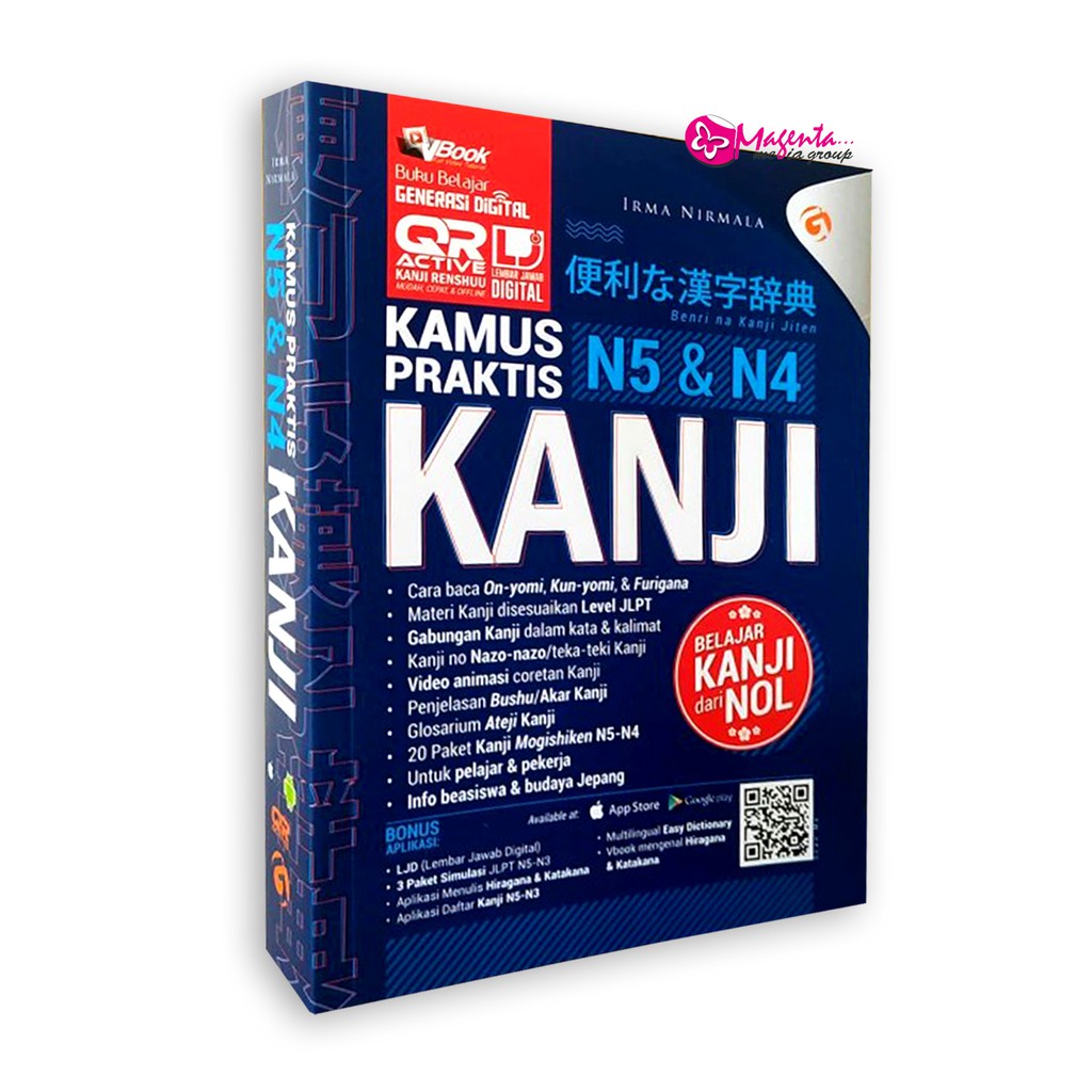 Jual Buku Belajar Bahasa Jepang Kamus Praktis Kanji N5-N4 | Shopee ...