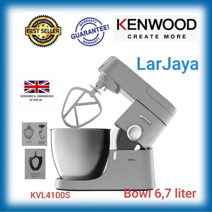 Jual MIXER COM KENWOOD CHEF XL. KVL4100S (6.7 Liter) Shopee Indonesia