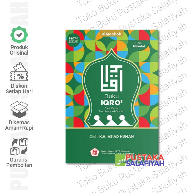 Jual Buku Iqro Milenial Disertai Latin - Cara Cepat Membaca Alquran ...