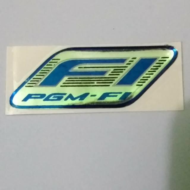 Jual Stiker Pgm Fi Sticker Motor Timbul Resin Bukan Blue Core Shopee