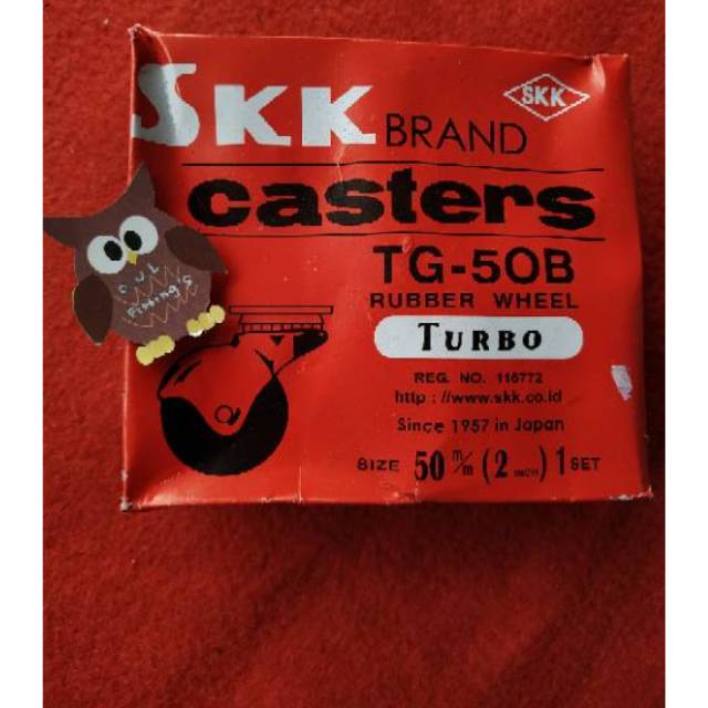 Jual Roda Etalase Lemari Trolley Karet Hitam Bulat 2 inch Caster SKK ...