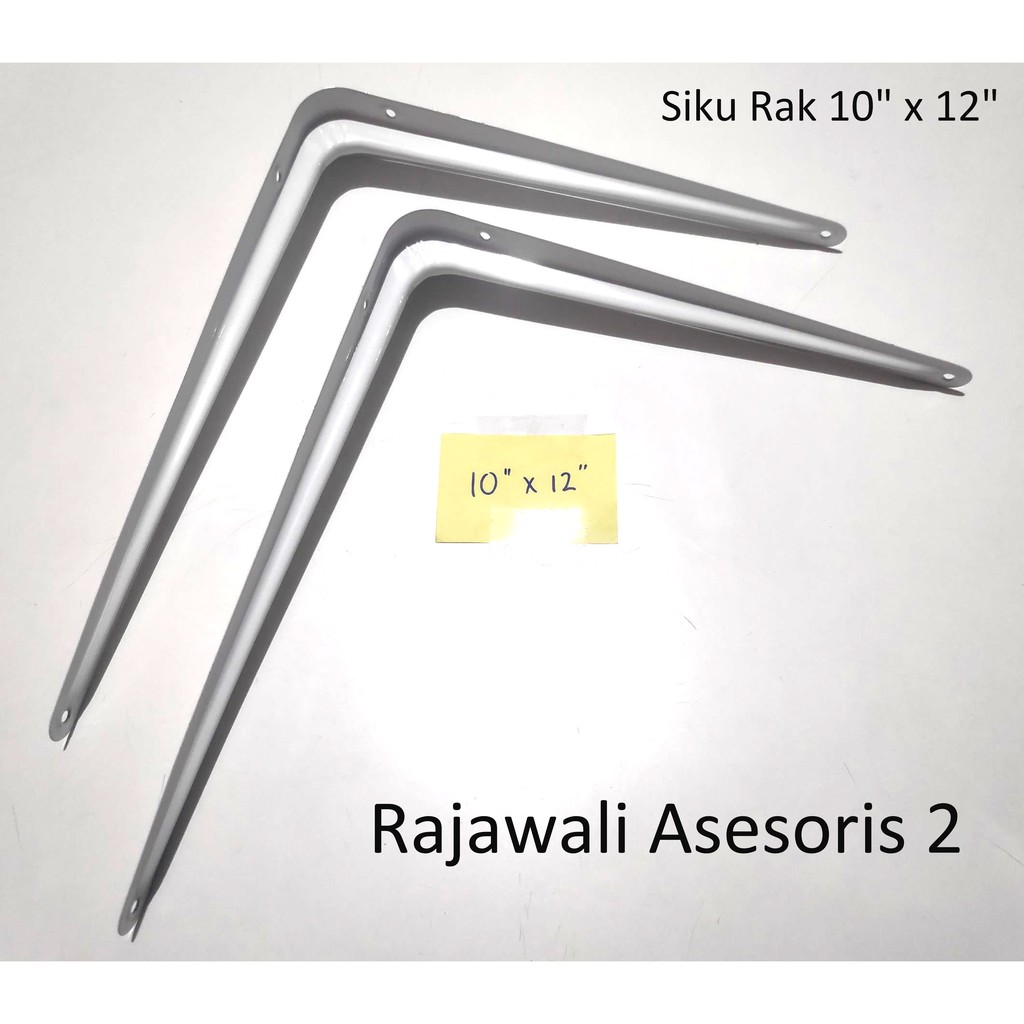 Jual Shelf Bracket / Siku Rak Dinding Putih 10