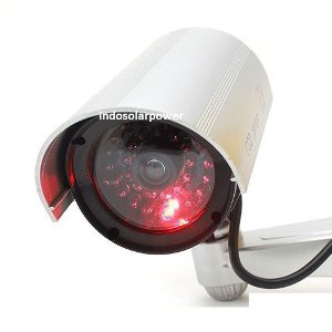 Jual Camera Kamera CCTV Dummy Palsu Replika Warna SILVER Lengkap Dengan ...