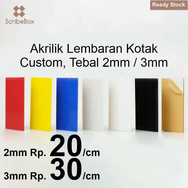 Jual Akrilik Lembaran / Akrilik Custom / Akrilik / Akrilik Lembaran 2mm