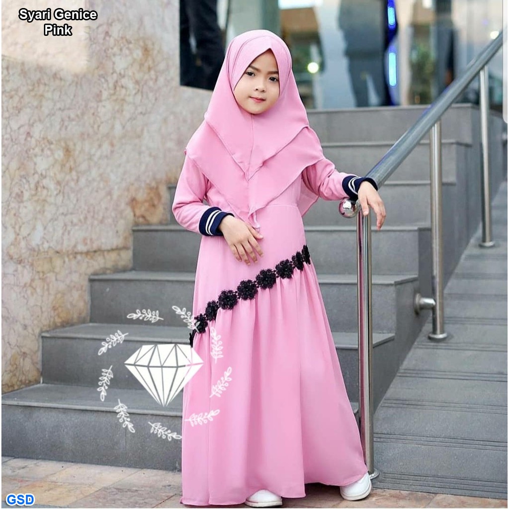 Gamis Anak Dress Anak Modern Gamis Anak Perempuan Yensi 3-11 Tahun Gamis  Anak Gamis Anak, image size:1024x1024