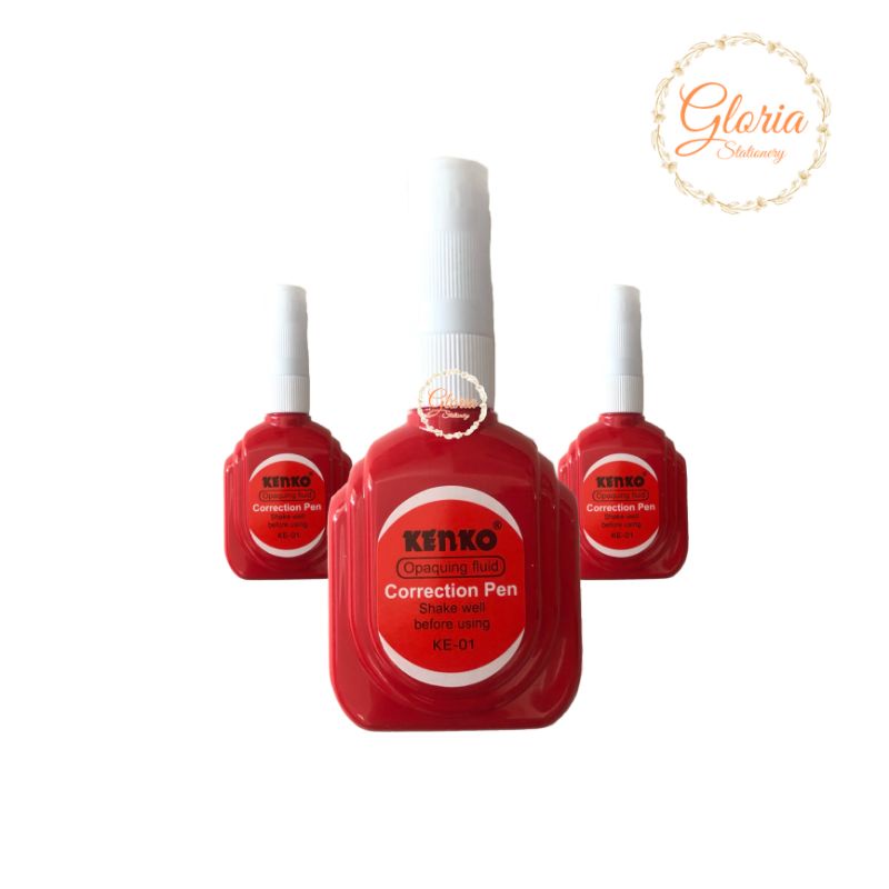 Jual Kenko Tip Ex Botol Merah Ke Tip Ex Cair Botol Merah Ke