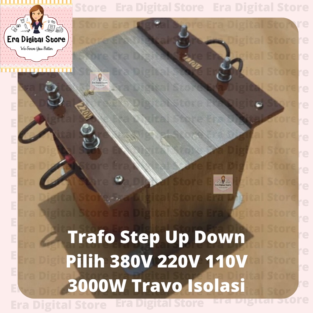 Jual Trafo Step Up Down Pilih V V V W Travo Isolasi Shopee Indonesia