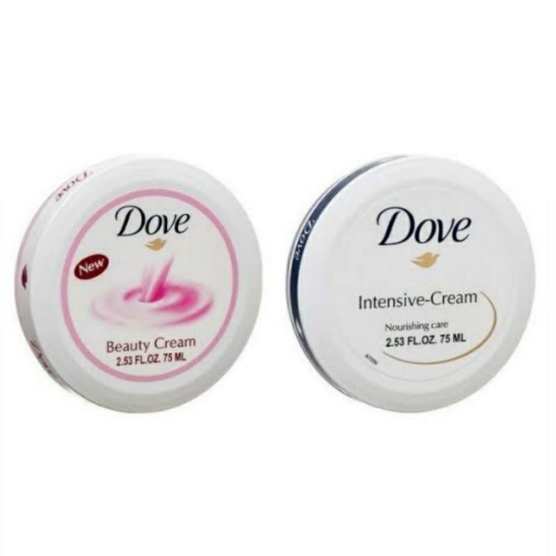 Jual Dove Body Cream Intensive Nourishing 75ml Shopee Indonesia