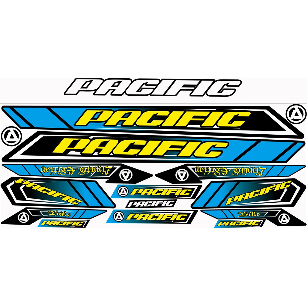 Jual STICKER ALL BODY SEPEDA PACIFIC FRAME STIKER | Shopee Indonesia
