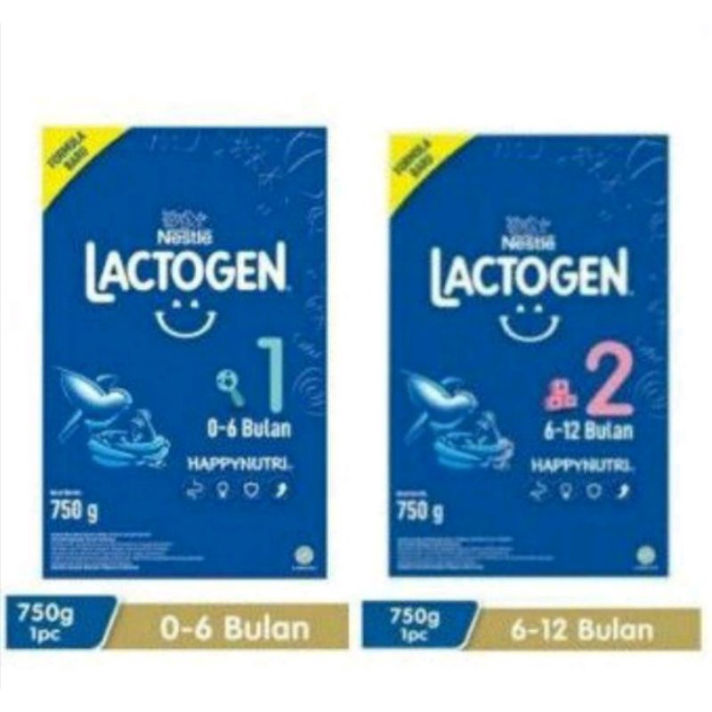 Jual Nestle Lactogen 1 / Lactogen 2 Happynutri - Susu Formula 0-6 / 6 ...