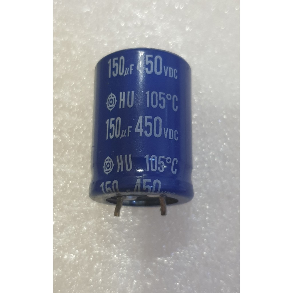 Snap-In Elko capacitor radial 150µF 450V 105°C ELHS451VSN151MQ25S d22x25mm 150uF