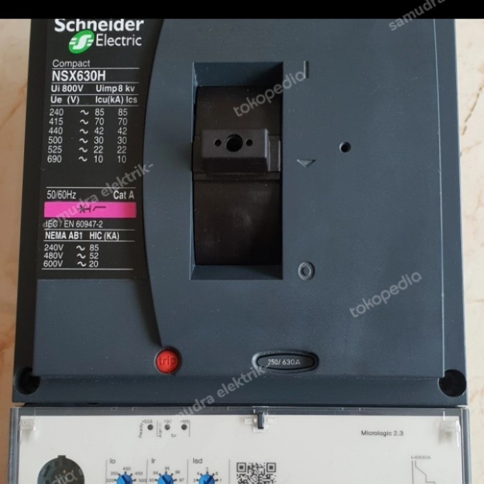 Jual Produk Terbaru Mccb Breaker Schneider Nsx630h 3p 630a 70ka