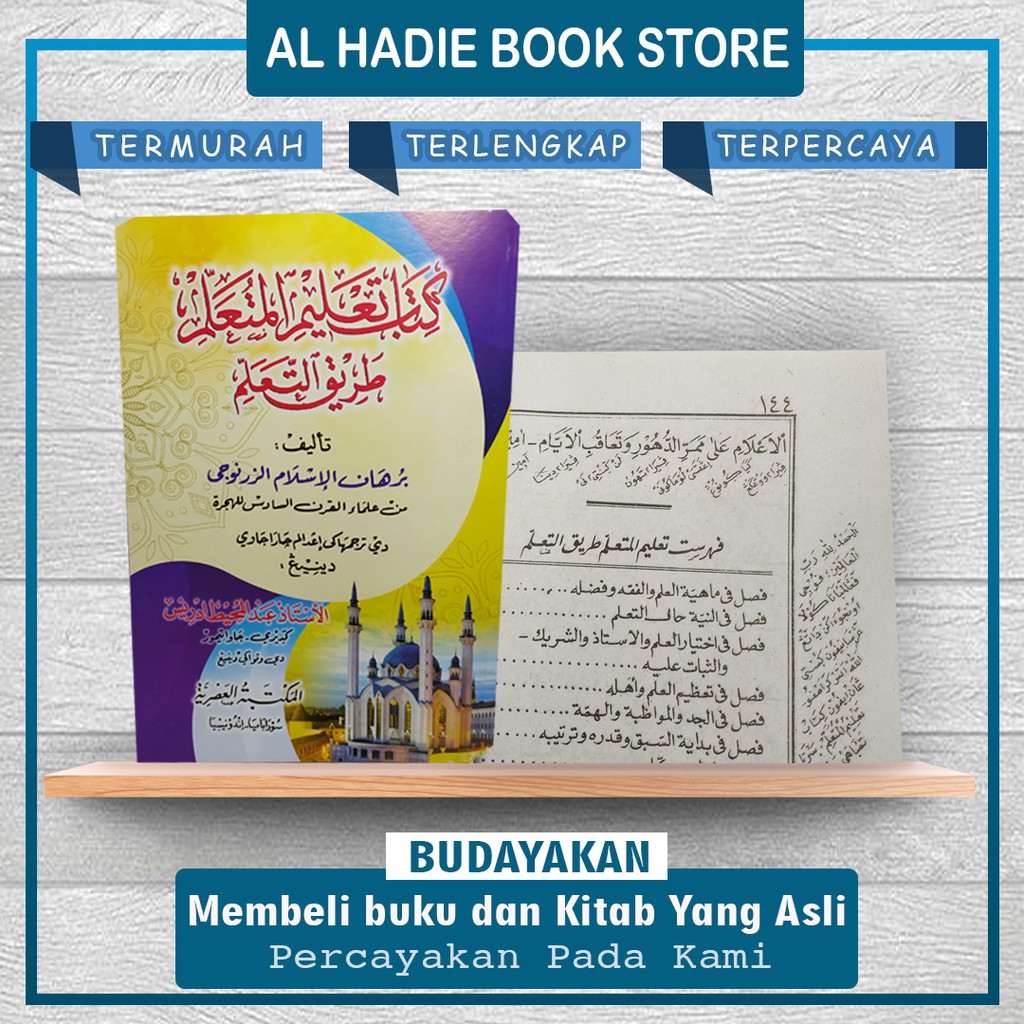 Jual Kitab TAKLIM MUTAALIM / TA'LIM MUTA'ALLIM makna pegon jawa temurah ...