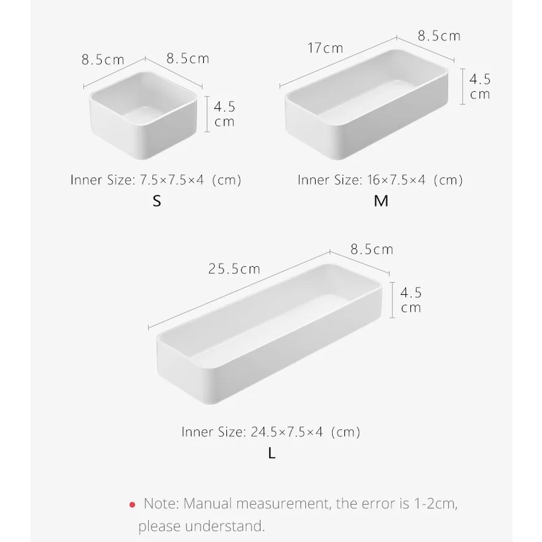 Jual PREMIUM Storage Kotak Penyimpanan Laci Serbaguna/Stackable Storage ...