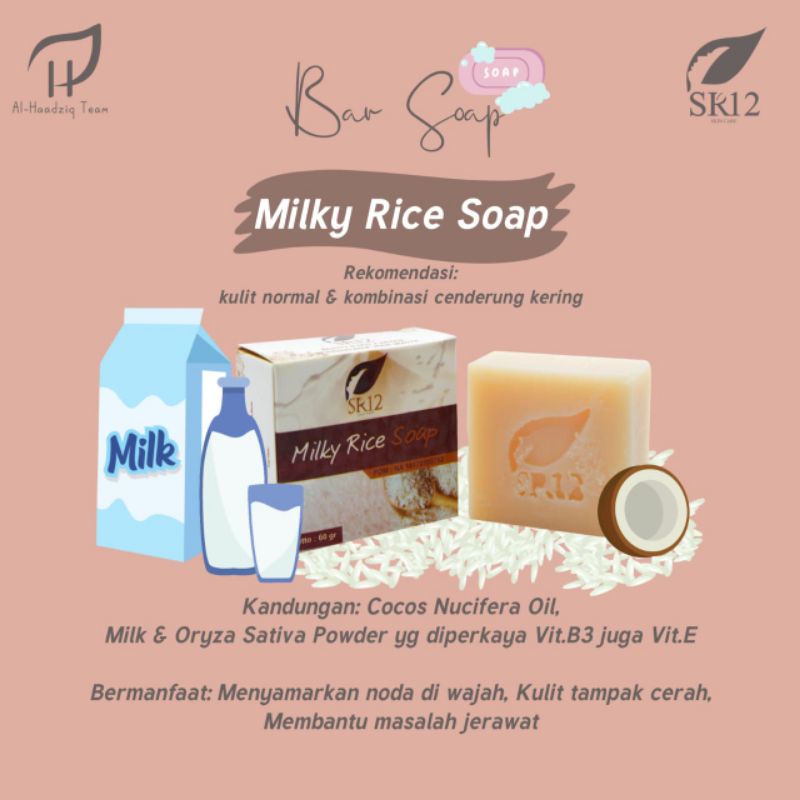 Jual SR12 MOJOKERTOMilk rice soapsabun cuci mukatipe kulit wajah