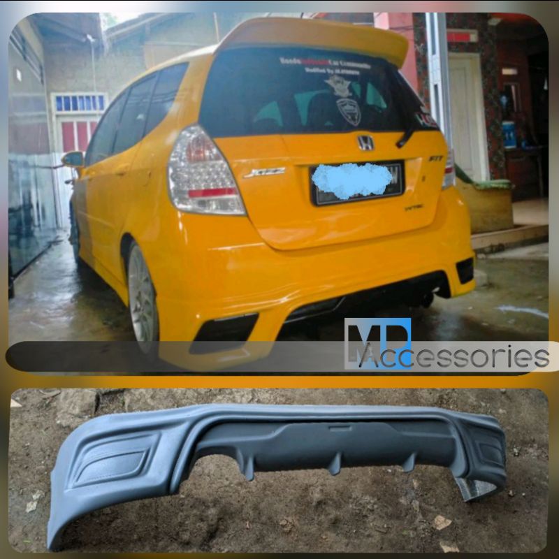 Jual Bodykit Addon Belakang Jazz GD3 fit vtec dan Idsi tahun 20042006
