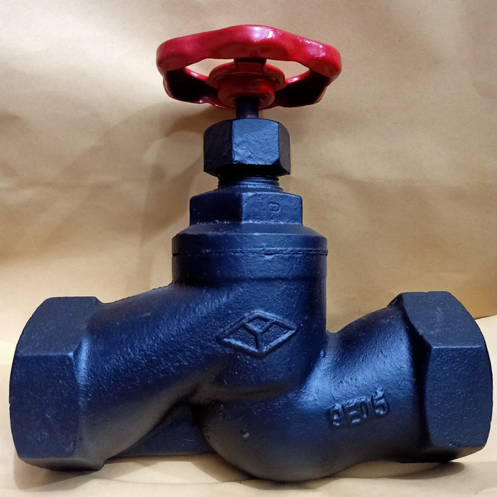 Jual Globe Valve Inch Steam Pn Material Cast Iron For Steam Uap Shopee Indonesia