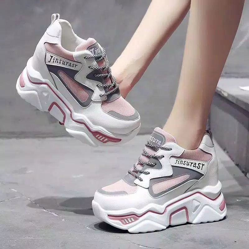 SEPATU SNEAKERS WANITA KOREA JINSURAST Trendy 2021 murah