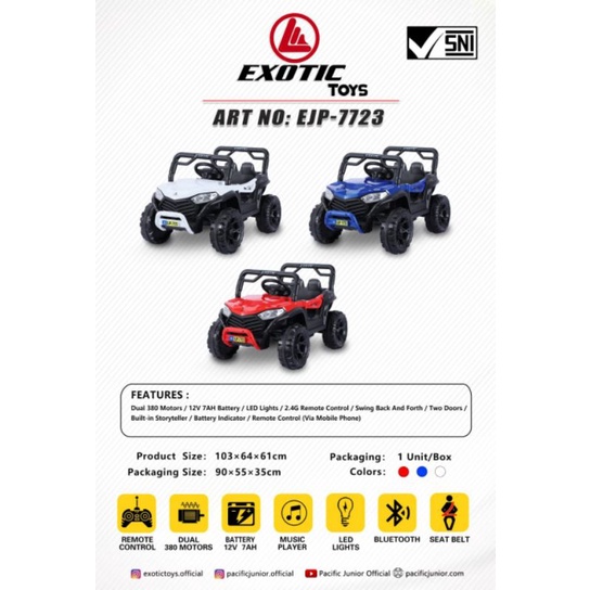 Jual Mobil aki Exotic EJP-7723 | Shopee Indonesia