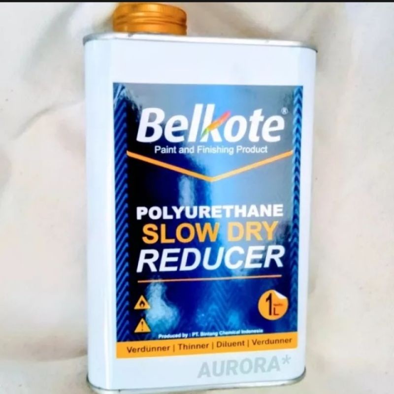 Jual Tiner Belkote Belkot Thinner PU Slow Dry Reducer Thiner 1 Liter ...