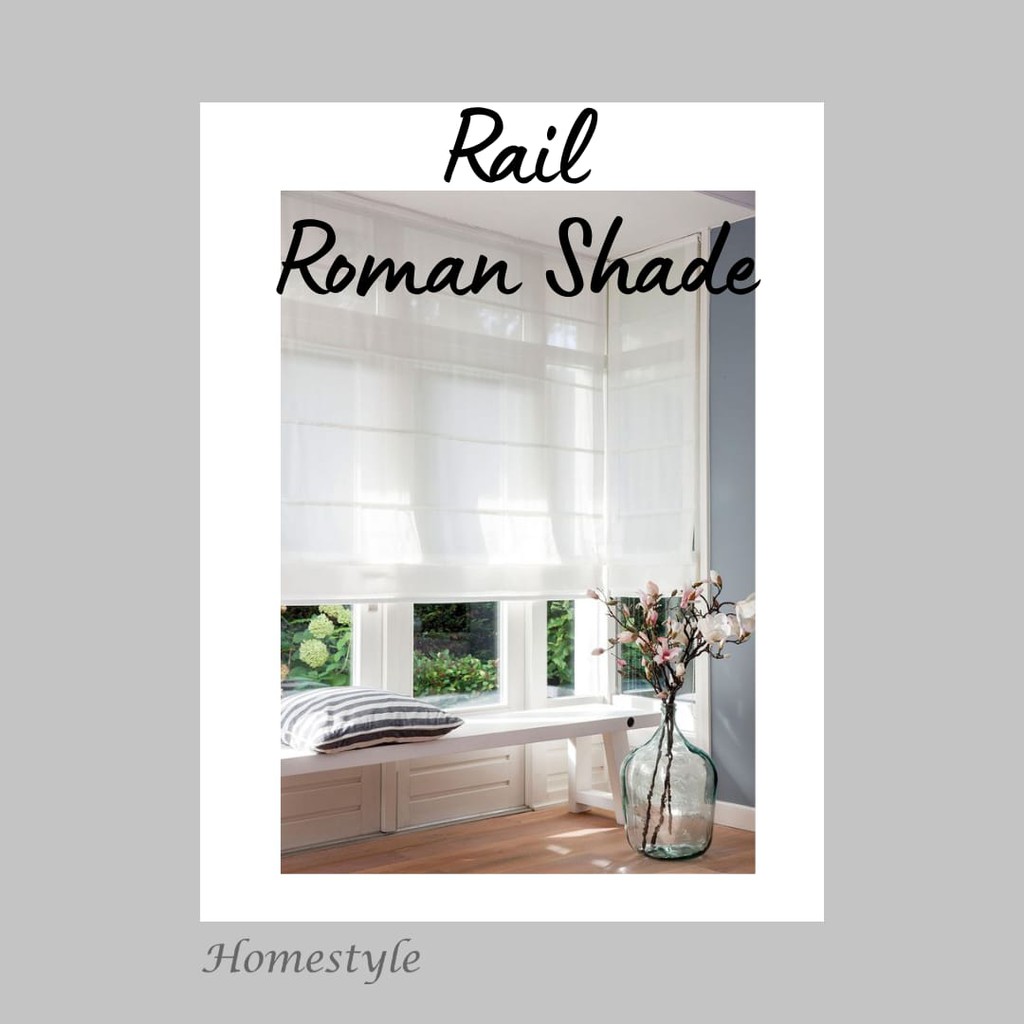 Jual Rail Gorden Terminal 7/Batang Hordeng - Rail Roman Shade per Meter ...