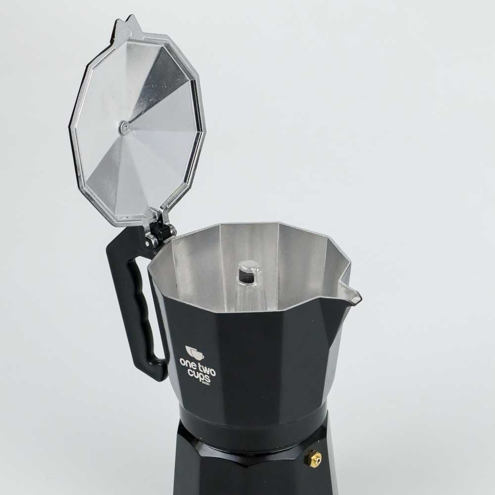 Jual One Two Cups Espresso Coffee Maker Moka Pot Filter 300ml 6 Cups - JF11  - Jakarta Pusat - Jak Supplier And Roastery