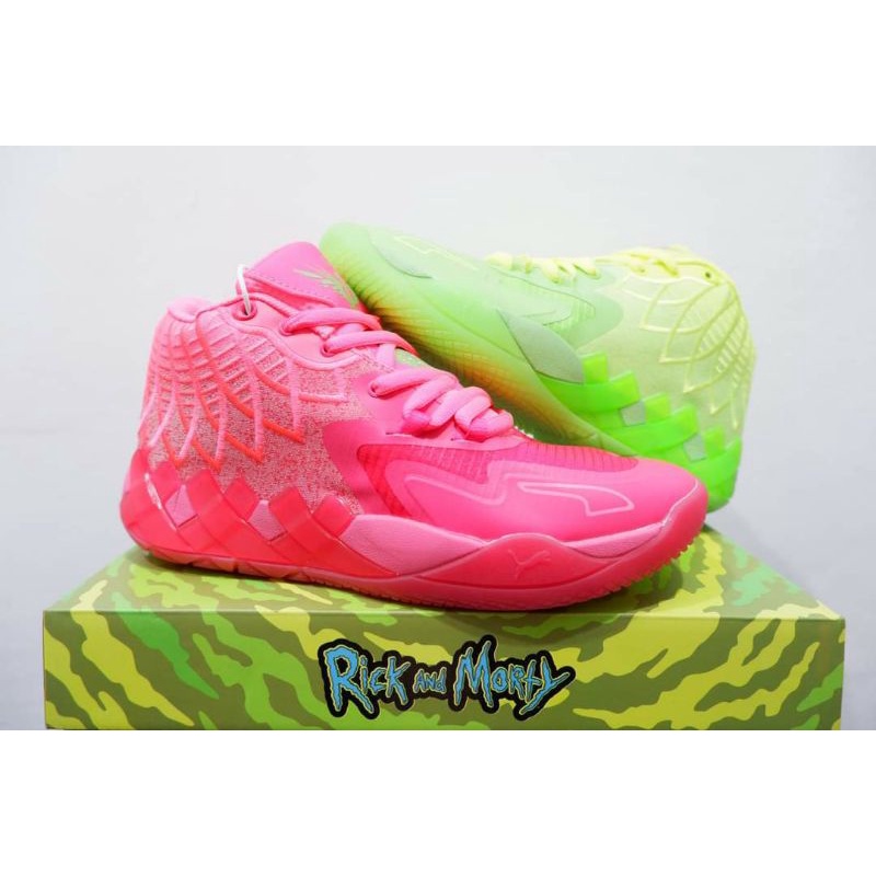 Sepatu Basket Puma Lamelo Ball MB.01 High Rick & Morty Special MB01 MB 01