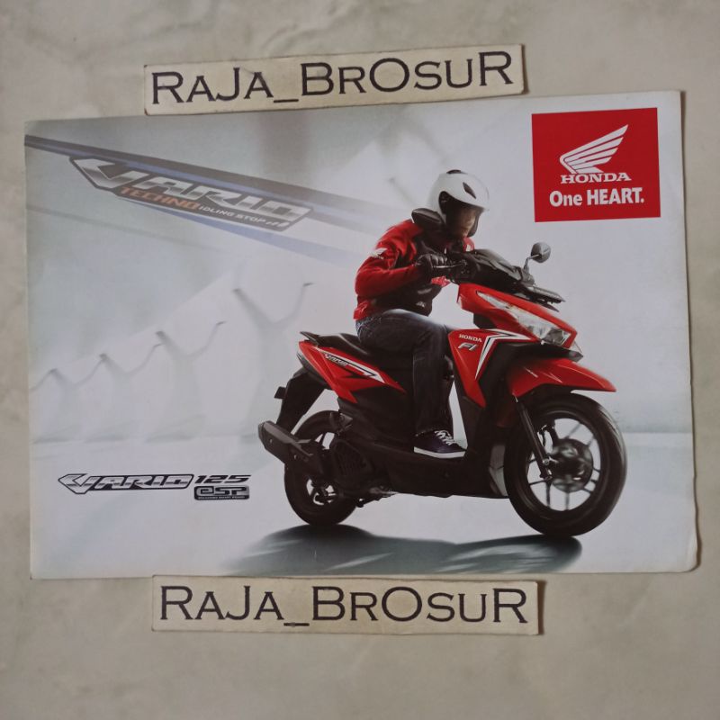 Jual Poster Brosur Katalog Leaflet Honda Vario Vario Esp Shopee Indonesia