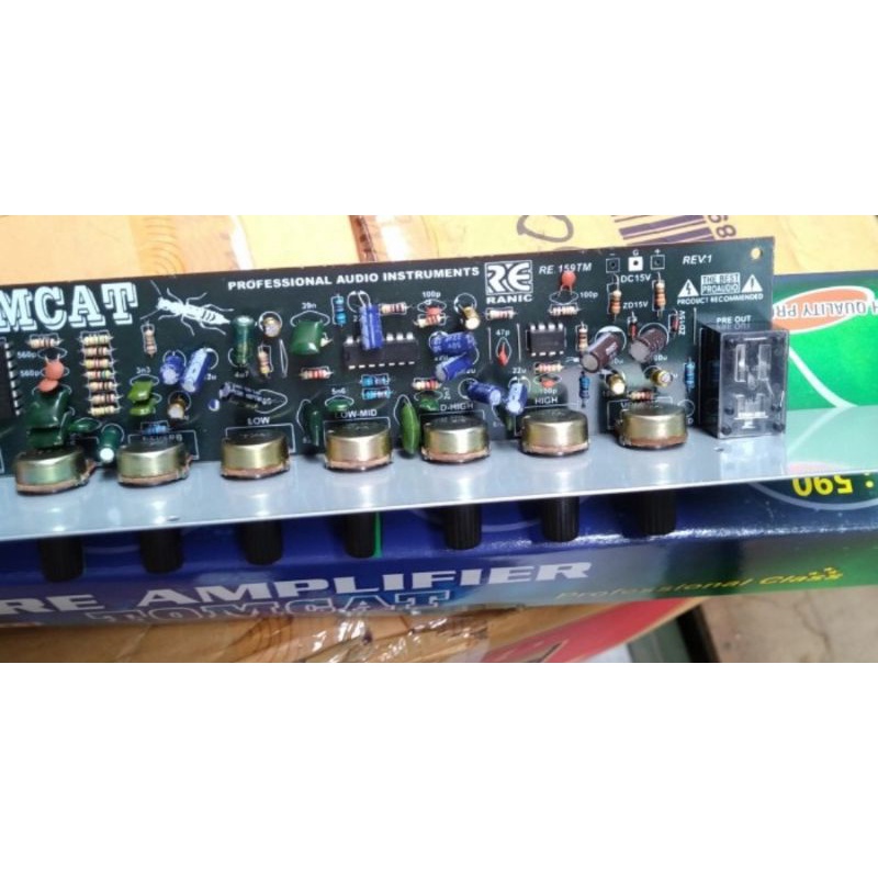 Jual KIT PRE AMPLIFIER PROFESIONAL AUDIO INSTRUMEN VOCAL MUSIK KEYBOARD ...