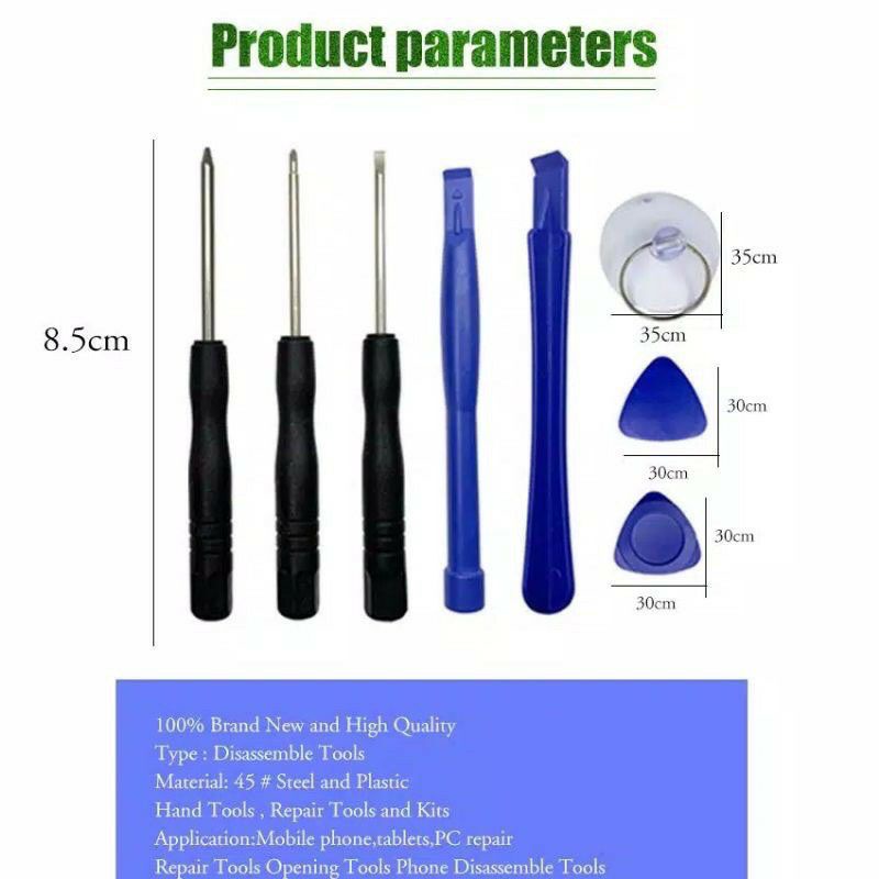 Jual ALAT SERVICE HP HANDPHONE TOOL SET 8 IN 1 OBENG ISI 8 | Shopee ...