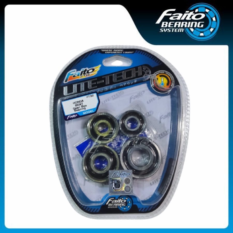 Jual Faito Bearing Gardan Gear box Rasio Set Beat Karbu / Beat FI
